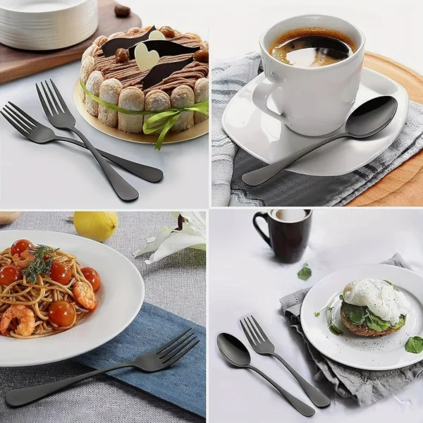 12pcs Forks And Spoons Silverware Set