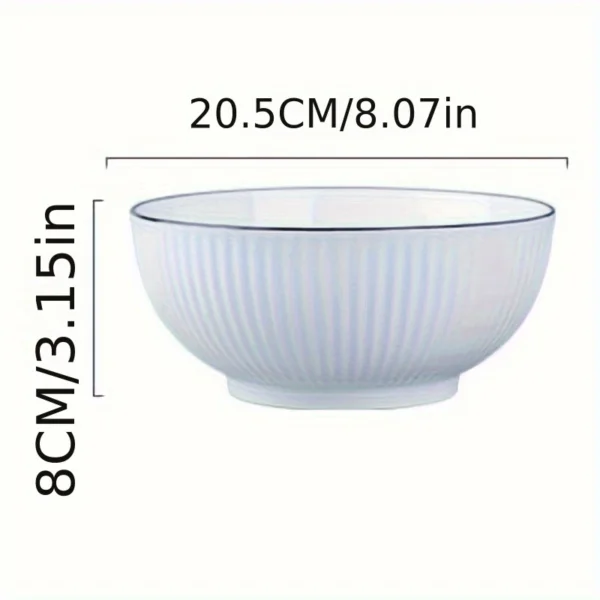 2pcs Ceramic Noodle Bowls