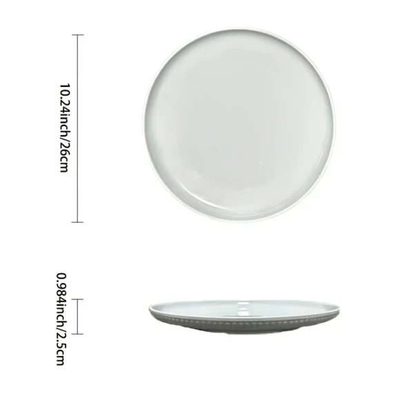 Elegant French Embossed Dinnerware Set